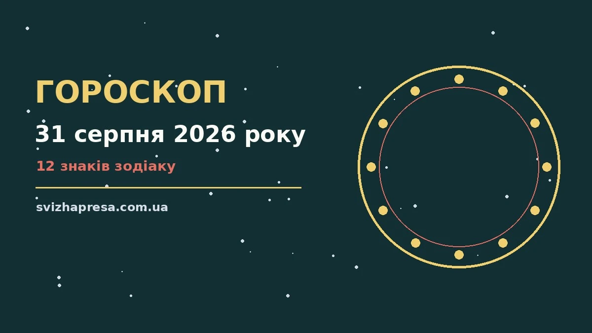 Зоряне небо над затишним містом увечері 31 серпня, символ гороскопу для понеділка