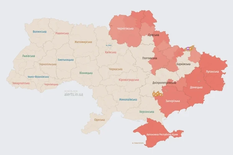Рішення Повітряних сил: оголошена тривога через атаку БпЛА з півночі та півдня
