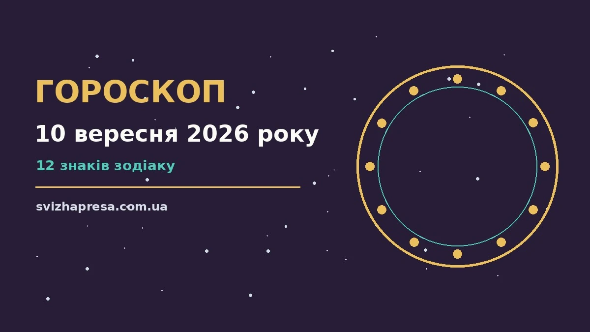 Чашка чаю на підвіконні поруч із записником із гороскопом на 10 вересня 2026 року